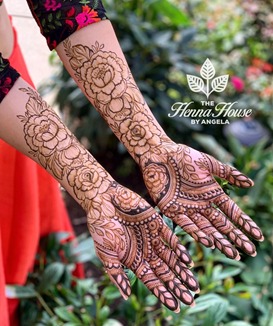 Easy Floral Mehndi Design 